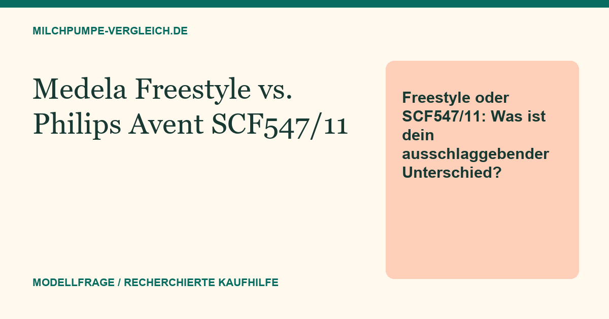 Themenillustration: Medela Freestyle oder Philips Avent: Zwei Hands-free-Systeme einordnen